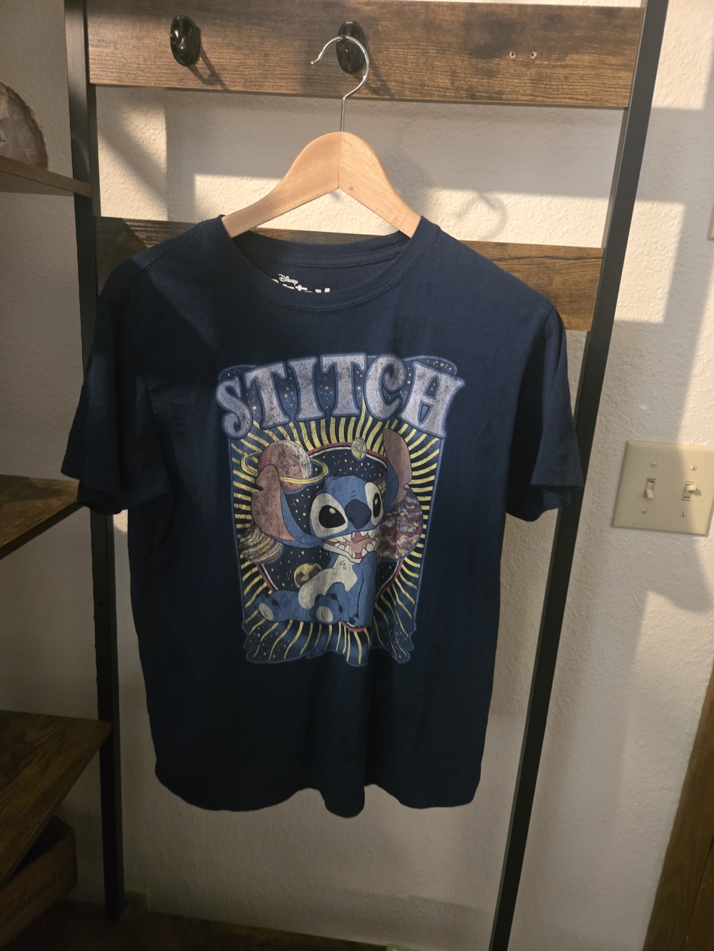 Disney Stitch Graphic Short Sleeve Tee Size Medium
